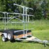 Covered 8 canoe/kayak trailer