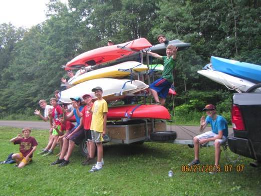 8 Place Canoe or Kayak Trailer
