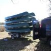 Fully Loaded 8 Place Canoe Trailer