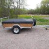 A shippable 1-2 place canoe or kayak trailer
