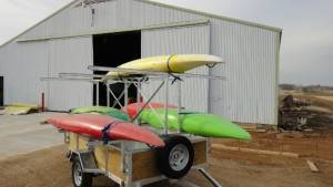 custom kayak trailer