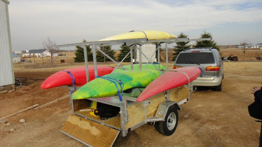 custom kayak trailer