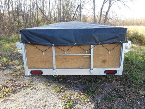 5x8 galvanized utility trailer