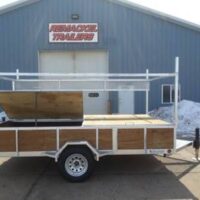 Customized equipment trailer for a local plumbing company