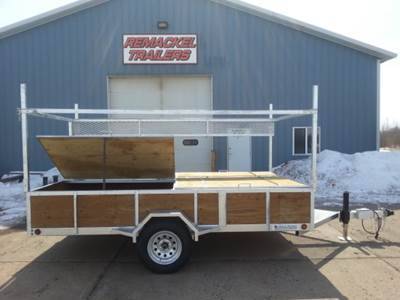Customized equipment trailer for a local plumbing company