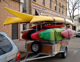 Custom Kayak Trailer