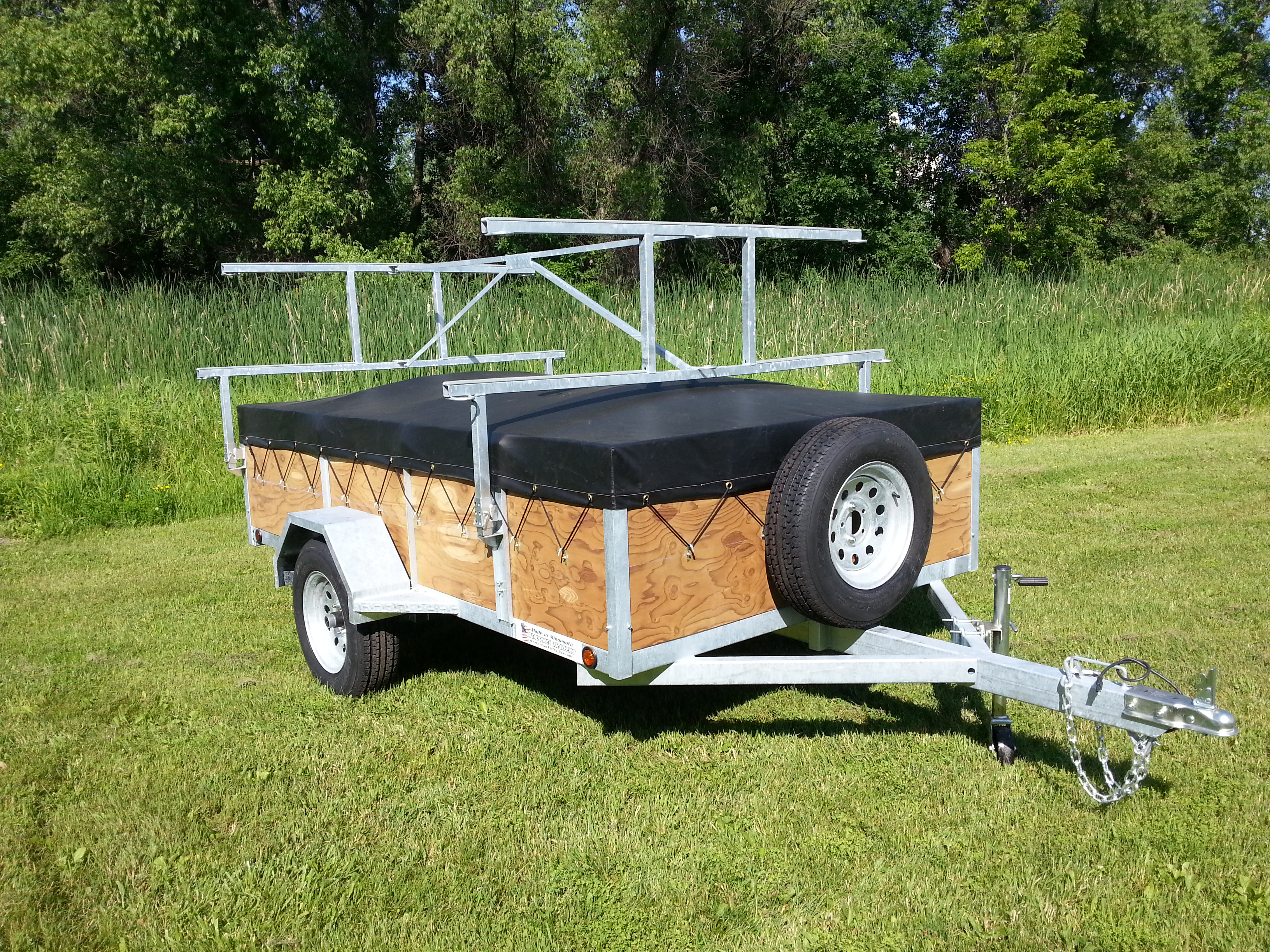 4 Place Kayak &amp; Canoe Utility Trailer for Sale Remackel 