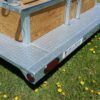 8 place canoe trailer steel loading step