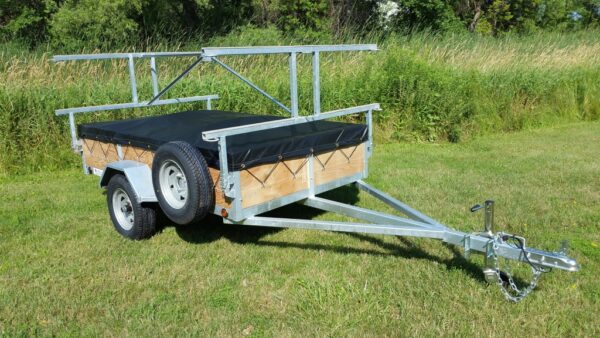 4 place 5x8 canoe trailer and kayak trailer with 16 inch sides